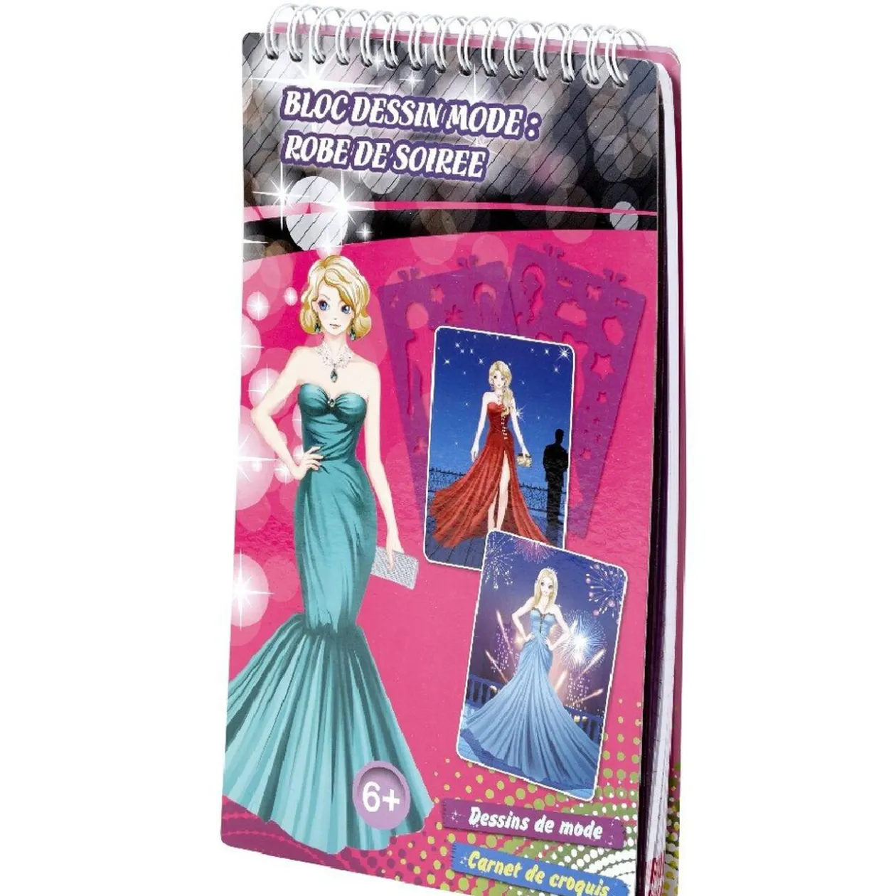 Bloc dessin mode robe de soirée