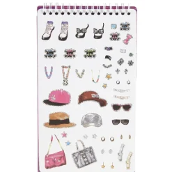 Bloc dessin mode rock