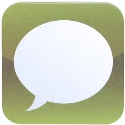 Bloc not adhésive design bulle