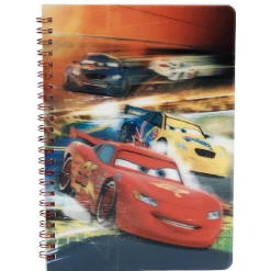 Bloc note lenticulair disney cars, motif flash mcqueen