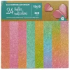 Bloc papier brillant origami multicolore 15x15cm - 24 feuilles 220g/m2