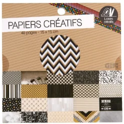 Bloc papier créatif 40 pages