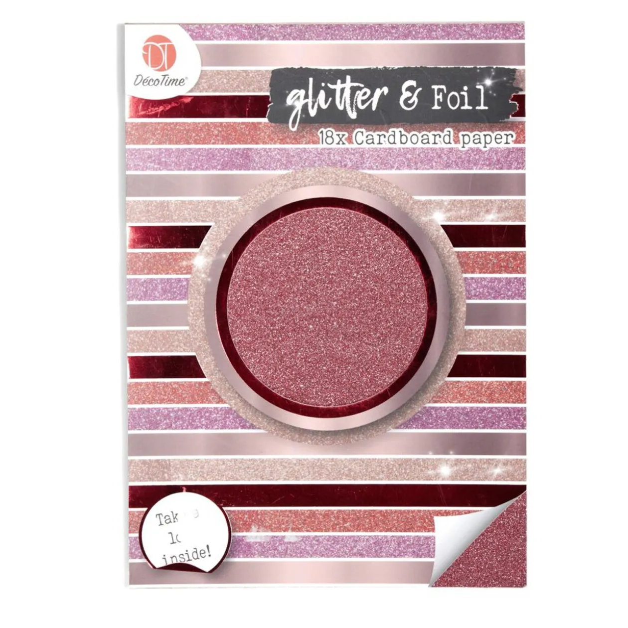 Bloc papier pailleté 14,5x21cm