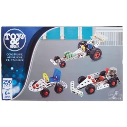 Blocs de construction véhicule métal 290 pièces