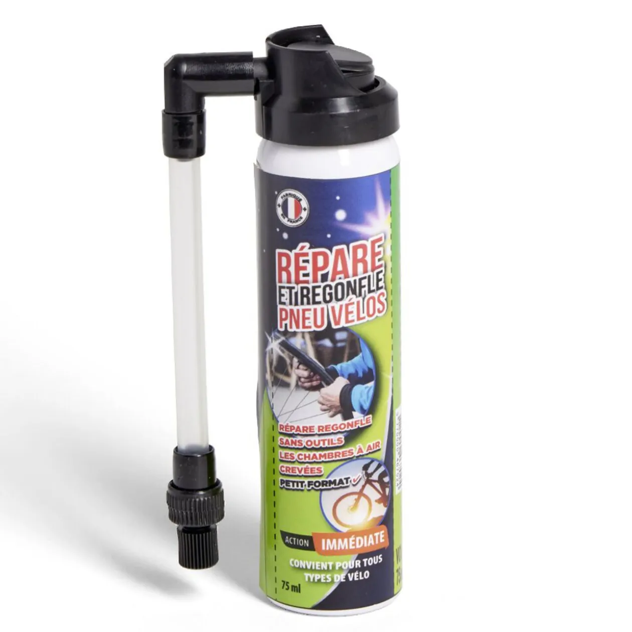 Bombe anti crevaison vélo 75ml
