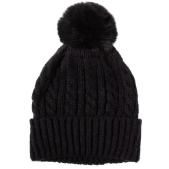 Bonnet à pompon laine Mohair