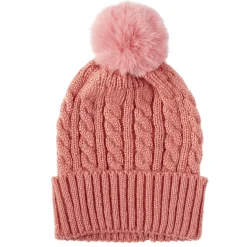 Bonnet à pompon laine Mohair