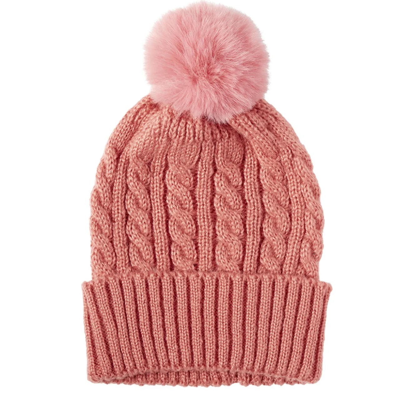 Bonnet à pompon laine Mohair