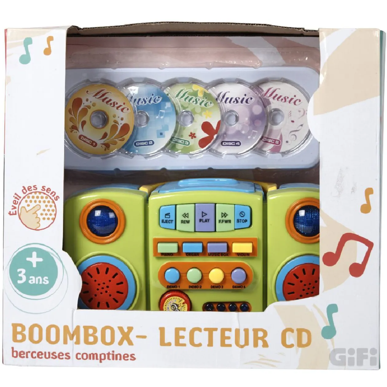 Boombox lecteur CD 1er âge