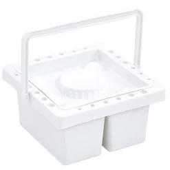 Boîte à pinceau et palette 5 alvéoles