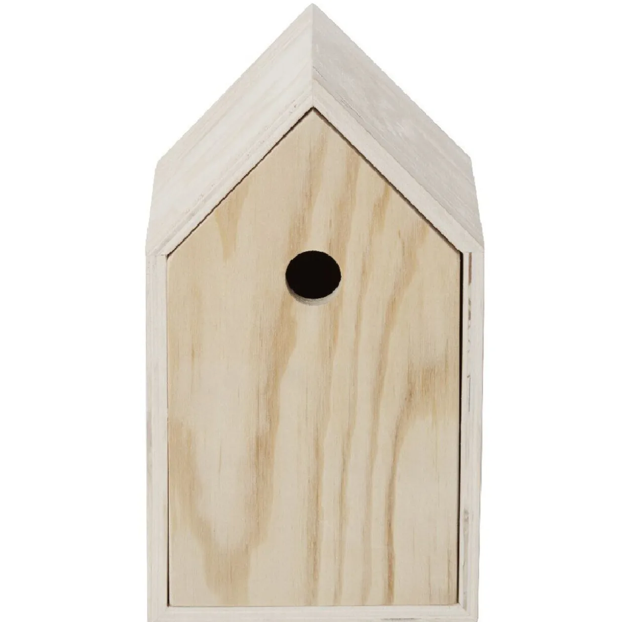 Boîte à tiroir en forme de maison bois