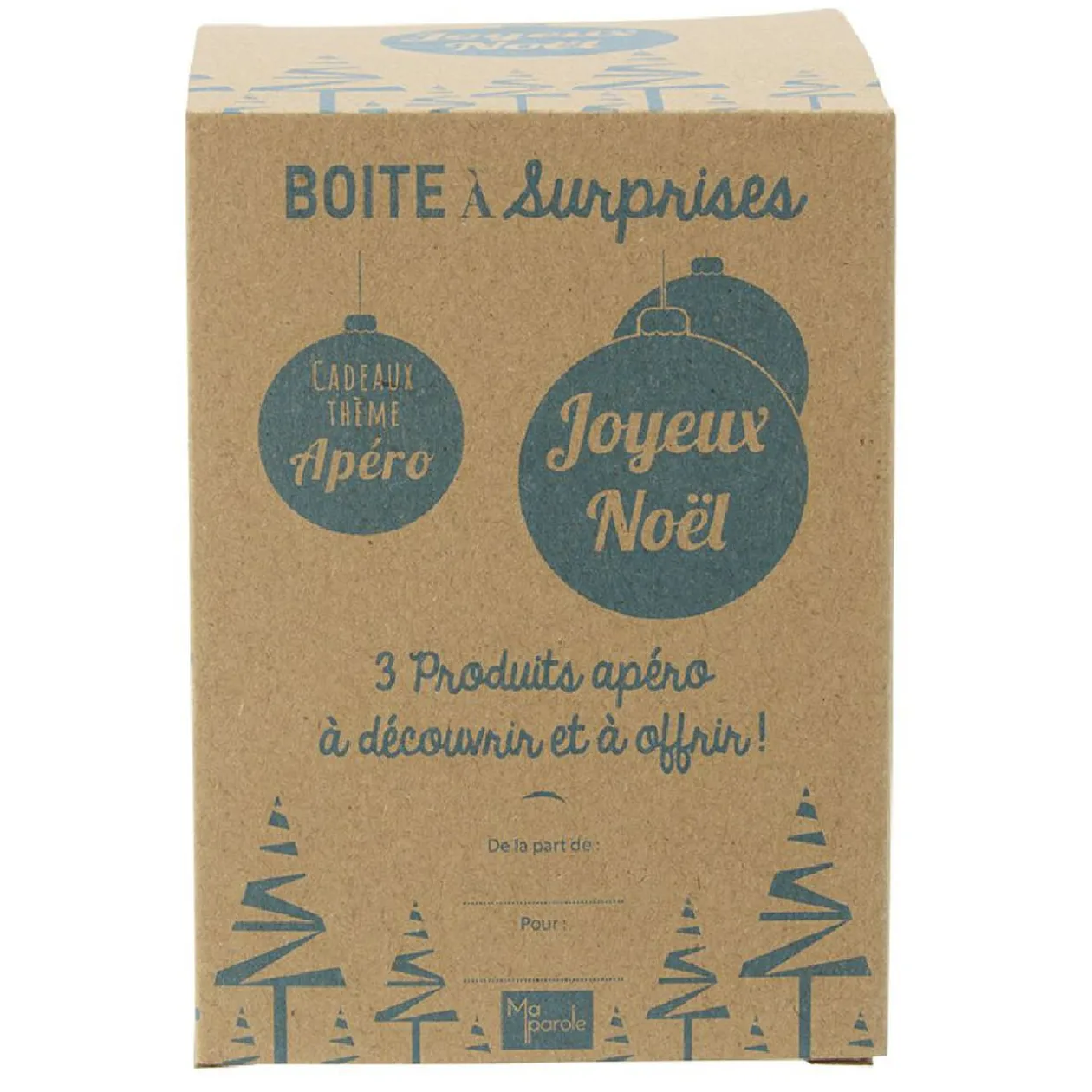 Boîte cadeau surprise apéro