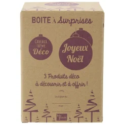 Boîte cadeau surprise déco bougie roses éternelles