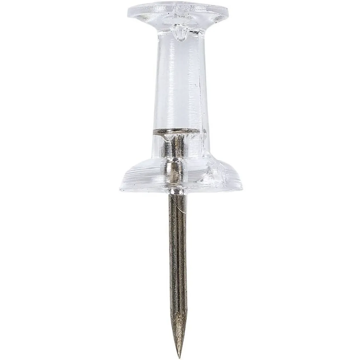 Boîte de 100 punaises transparentes