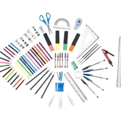 Boîte de fournitures scolaires - School box 70 pièces