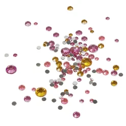 Boîte de gemmes roses et oranges 80 g