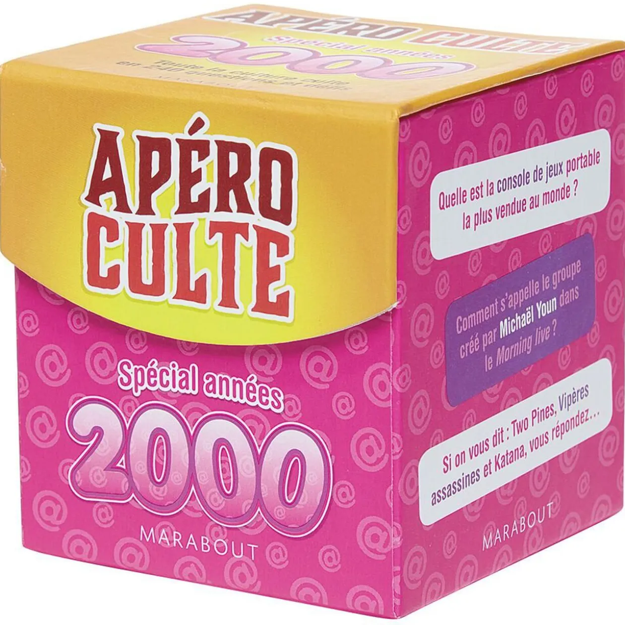 Boîte mini jeu Apéro Culte Année 2000
