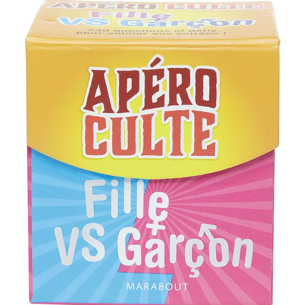 Boîte mini jeu Apéro Culte Fille VS Garçon