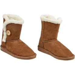 Botte camel fourrée blanc T36/37