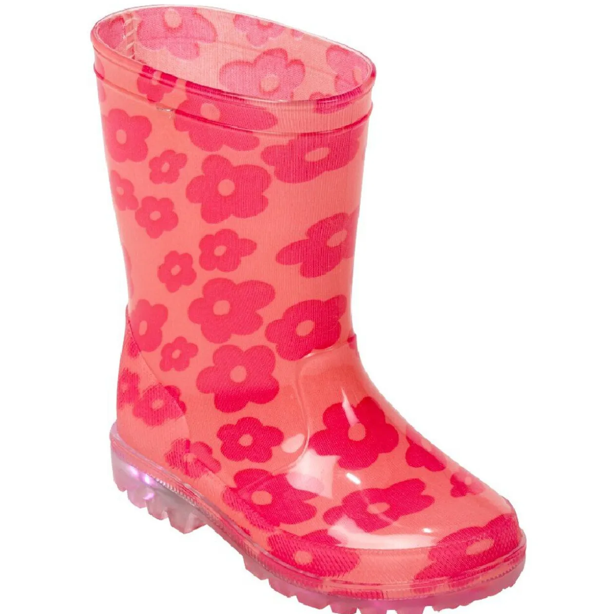 Bottes de pluie lumineuse motif fleur pointure 26