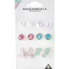 Boucles d'oreille Beach x 6