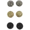 Boucles d'oreilles boule - Lot de 3 paires