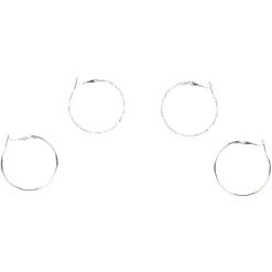 Boucles d'oreilles Créoles - Lot de 2 paires