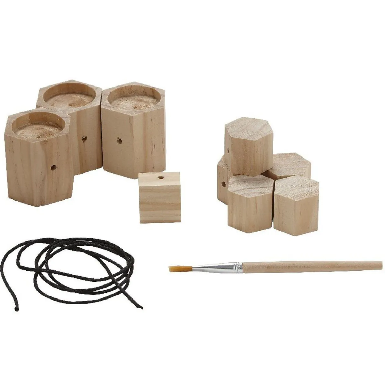 Bougeoir en bois à fabriquer