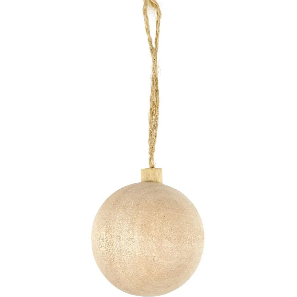 Boule de Noël à décorer en bois Ø4,8 cm