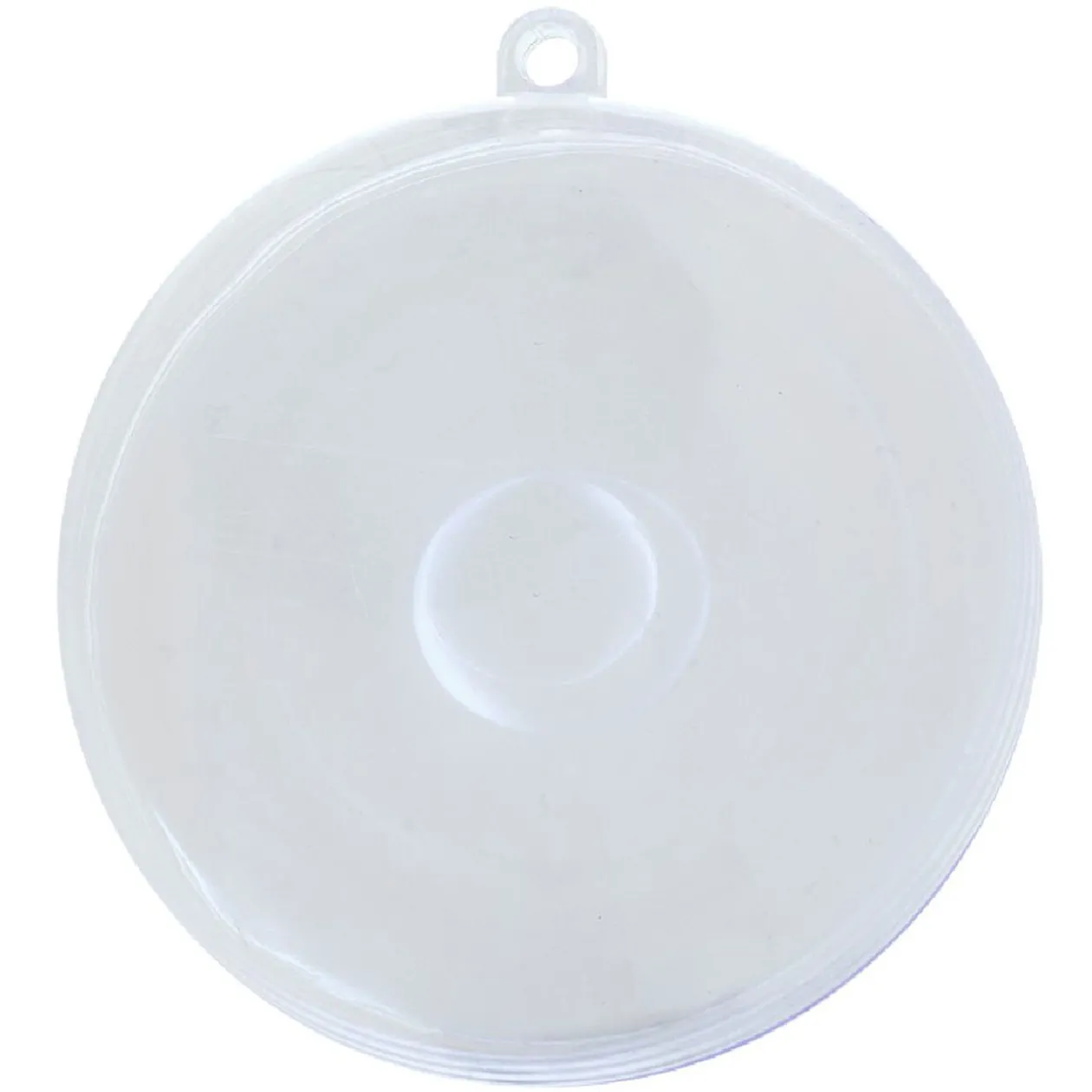 Boule de Noël à garnir transparente fermée