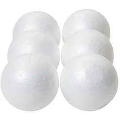 Boule de Noël blanche x6
