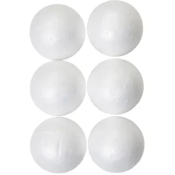 Boule de Noël blanche x6