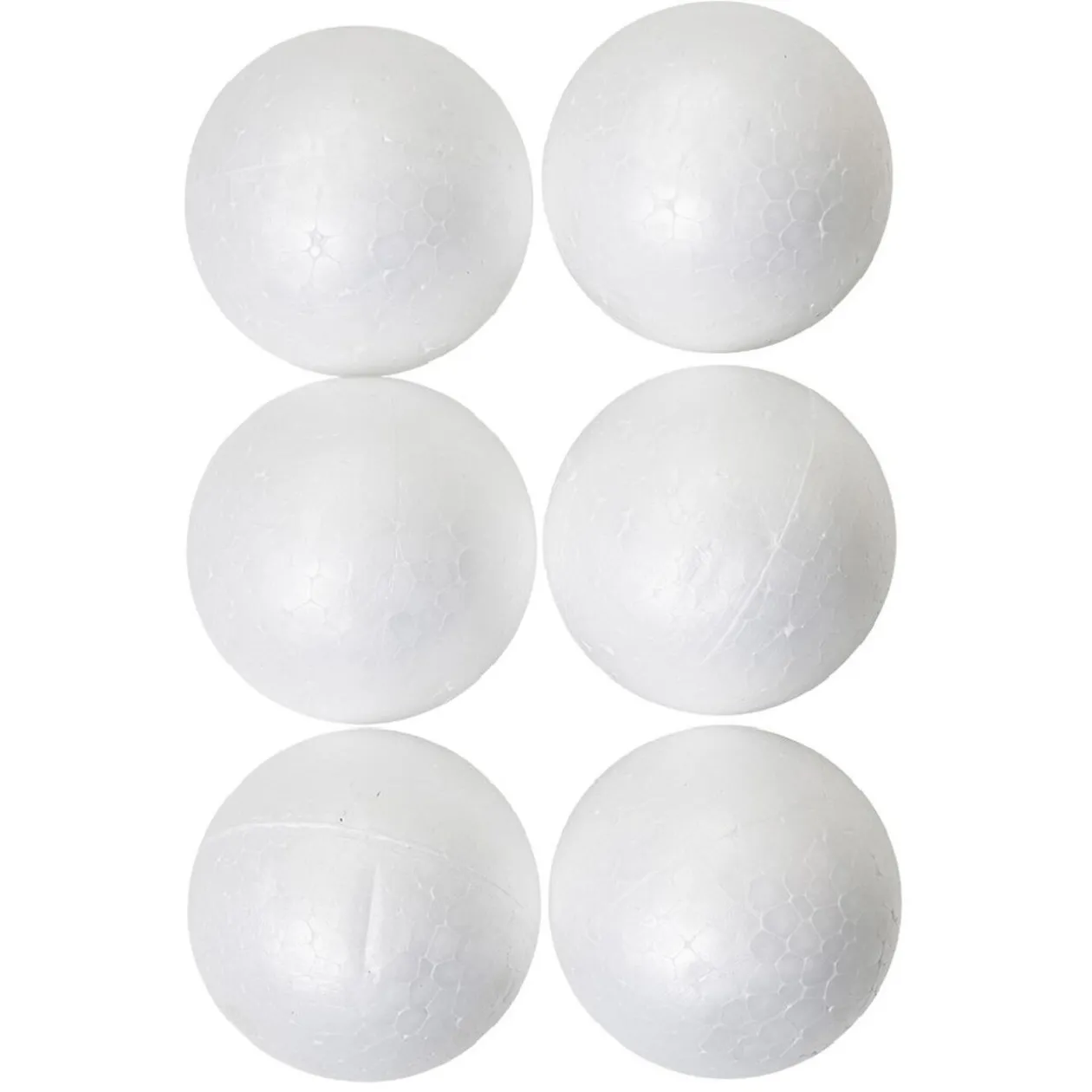 Boule de Noël blanche x6