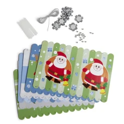 Boule de Noël origami à confectionner x6