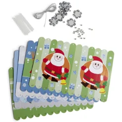 Boule de Noël origami à confectionner x6