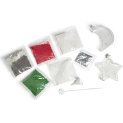 Boule de Noël phosphorécente à confectionner x2