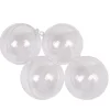 Boule de noël transparente à remplir x4