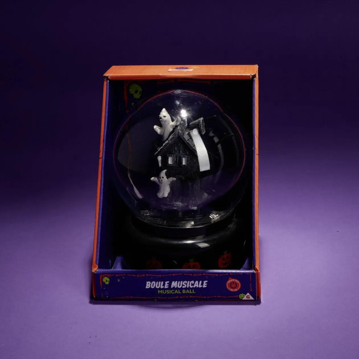 Boule musicale Halloween 3 modèles