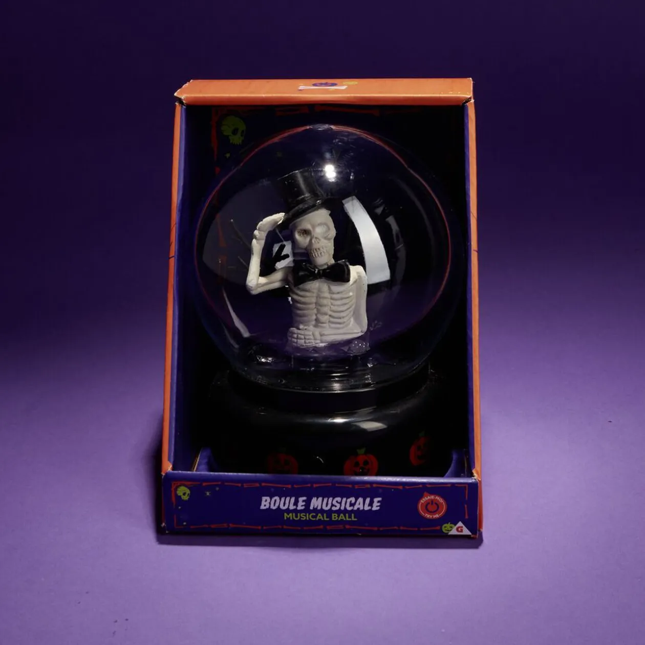 Boule musicale Halloween 3 modèles