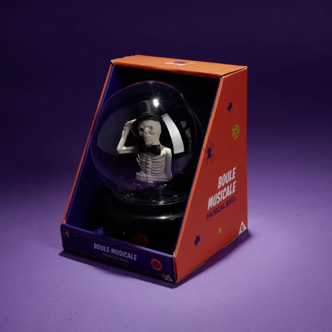 Boule musicale Halloween 3 modèles