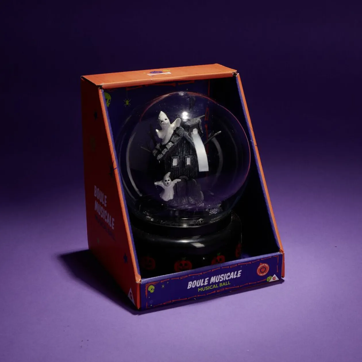 Boule musicale Halloween 3 modèles