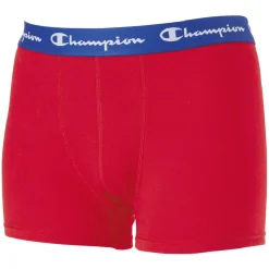 Boxer homme Champion bleu et rouge x2