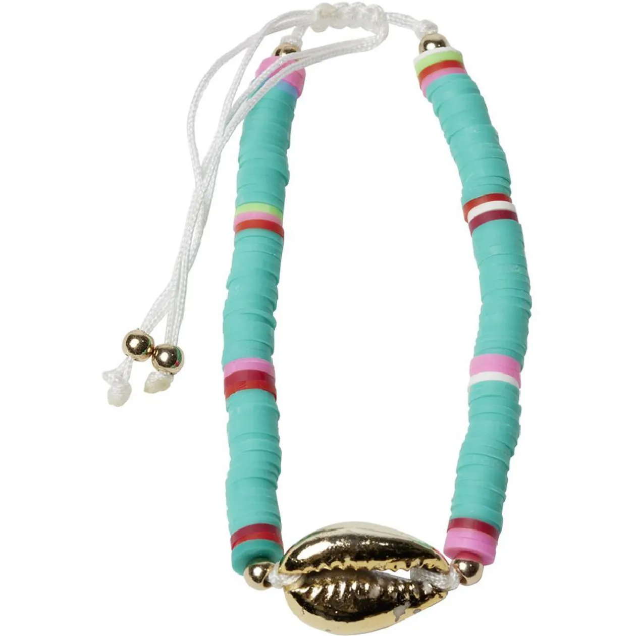 Bracelet ajustable perle plage dans fiole en verre