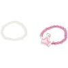 Bracelet blanc et rose x2