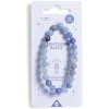 Bracelet crystal fin 24 perles aventurine bleu - Tranquilité
