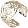 Bracelet décor filigrane acier doré