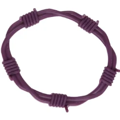 Bracelet de plage effet fil métallique coloré