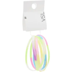 Bracelet gomme multicolore best friends x6