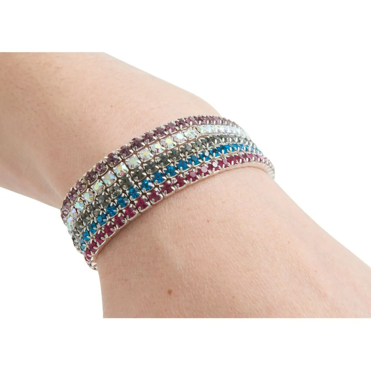 Bracelet élastique imit.cristal