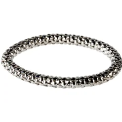 Bracelet métal effet tressé